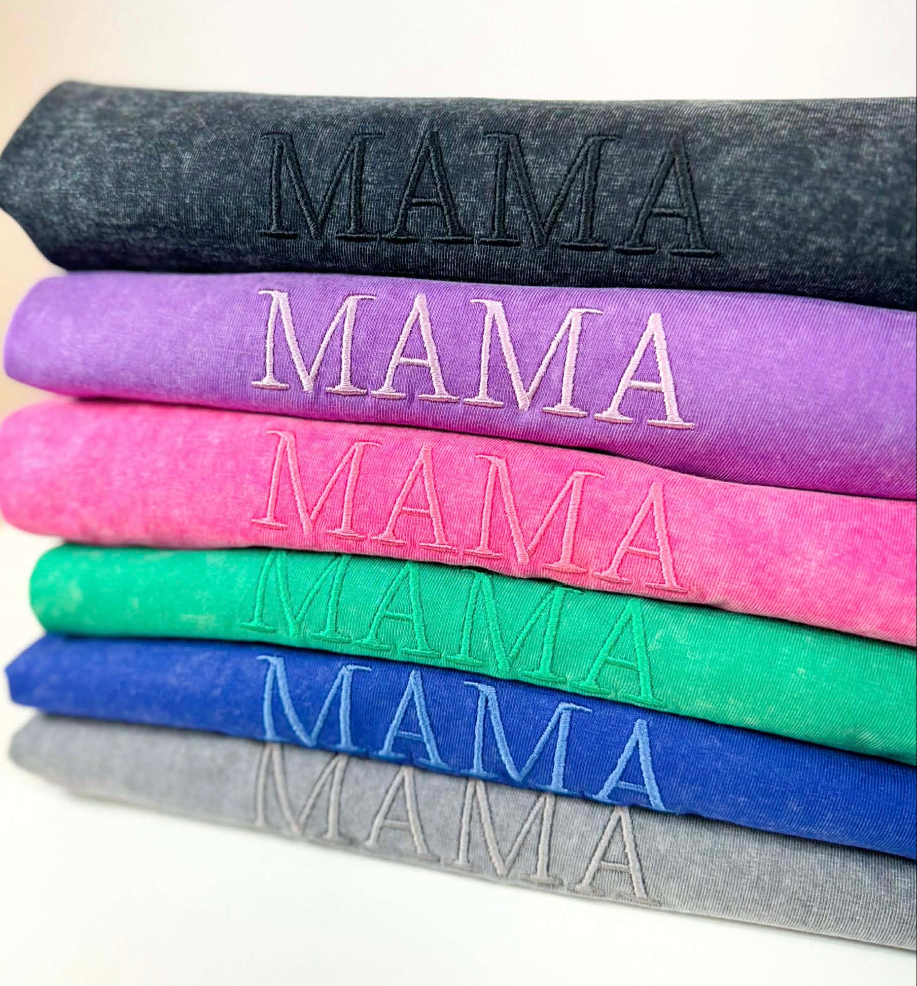 Embroidered Mama Oversized Tshirt – Sunset Apparel